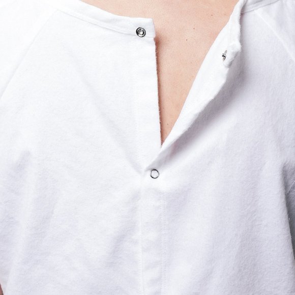 Cotton Hospital Maternity Gown - Good Vibes (White) - Picture 3 of 4